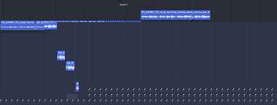 Logic Pro arrangement view showing Ethan Lam's vocal loop variations across the track